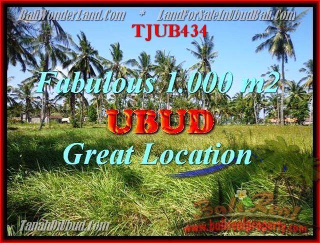 Beautiful 1,000 m2 LAND FOR SALE IN UBUD BALI TJUB434