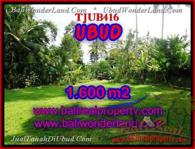 Magnificent 1,600 m2 LAND IN UBUD BALI FOR SALE TJUB416