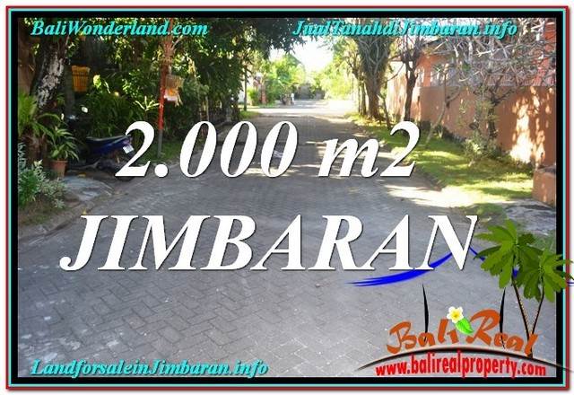 FOR SALE Beautiful 2,000 m2 LAND IN Jimbaran Uluwatu TJJI115
