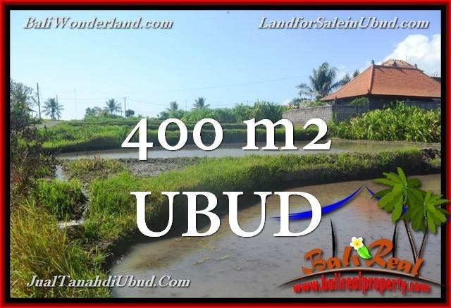 Magnificent 400 m2 LAND SALE IN UBUD BALI TJUB659