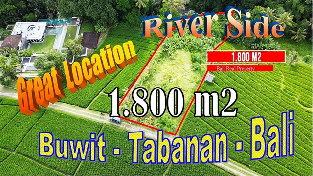 Beautiful PROPERTY 1,800 m2 LAND IN TABANAN FOR SALE TJTB713