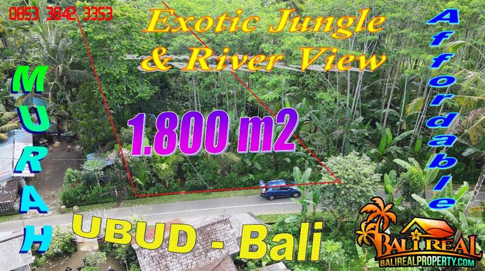 Exotic 1,800 m2 LAND for SALE in Ubud Tegalalang BALI TJUB871