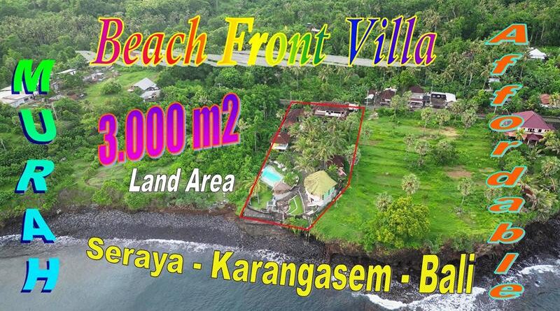 AFFORDABLE ! BEACHFRONT LAND in Bali FOR QUICK SALE, FREE 8 BR VILLAs #2403VJ