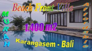 AFFORDABLE ! Exotic Beach Front Villa for sale @ East Bali #2404VJ