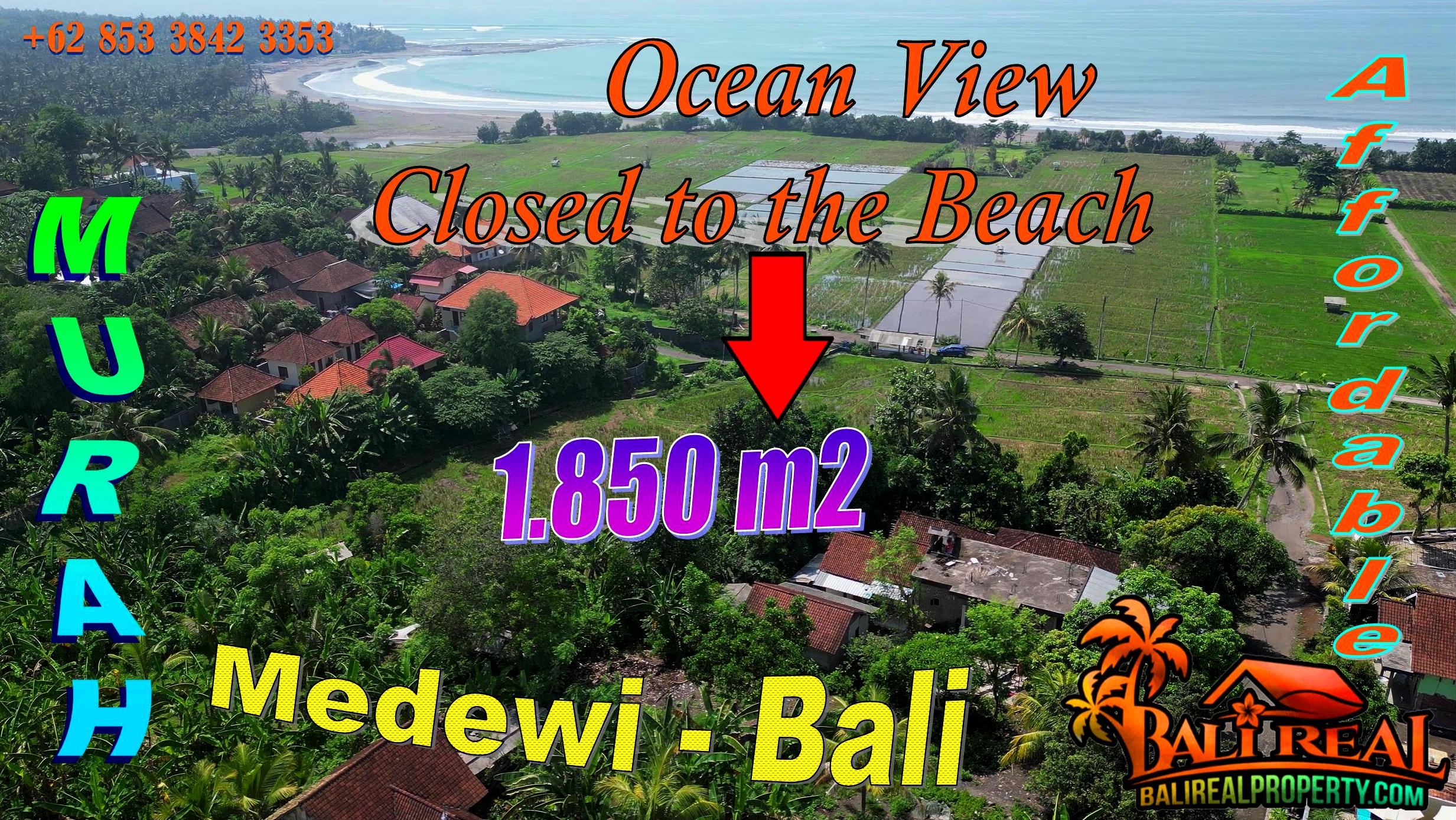 Affordable Ocean View Closed to the Beach Land for sale in Bali - TJB2038
